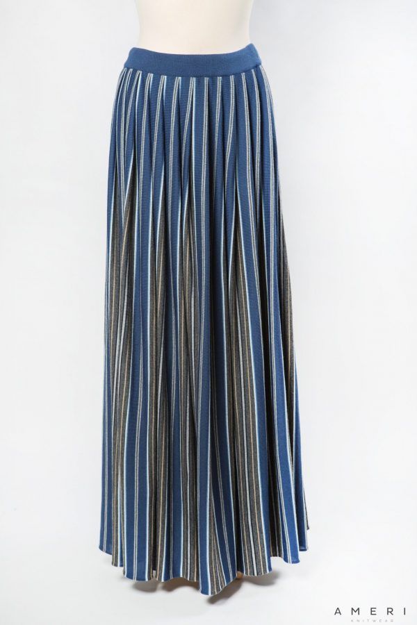 Striped Long Skirt